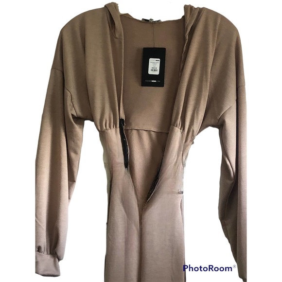 FASHION NOVA Womens Jumpsuit Caramel color size Medium #DT3176 - Picture 4 of 8